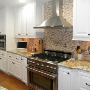 White kitchen cabinets for home in Irvine.
