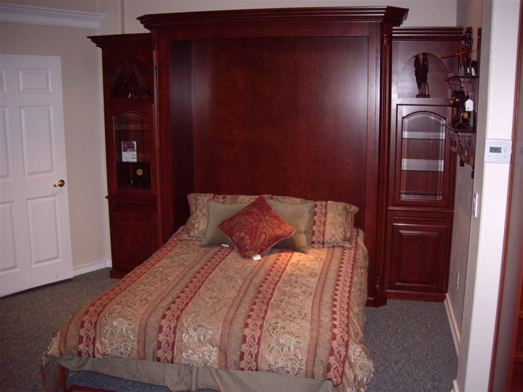 Murphy bed in open position