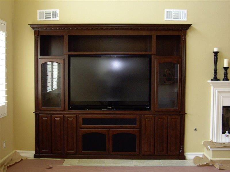 Tv on sale cupboard woodwork