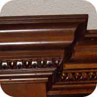 Egg and dart crown molding
