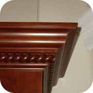 Rope crown molding