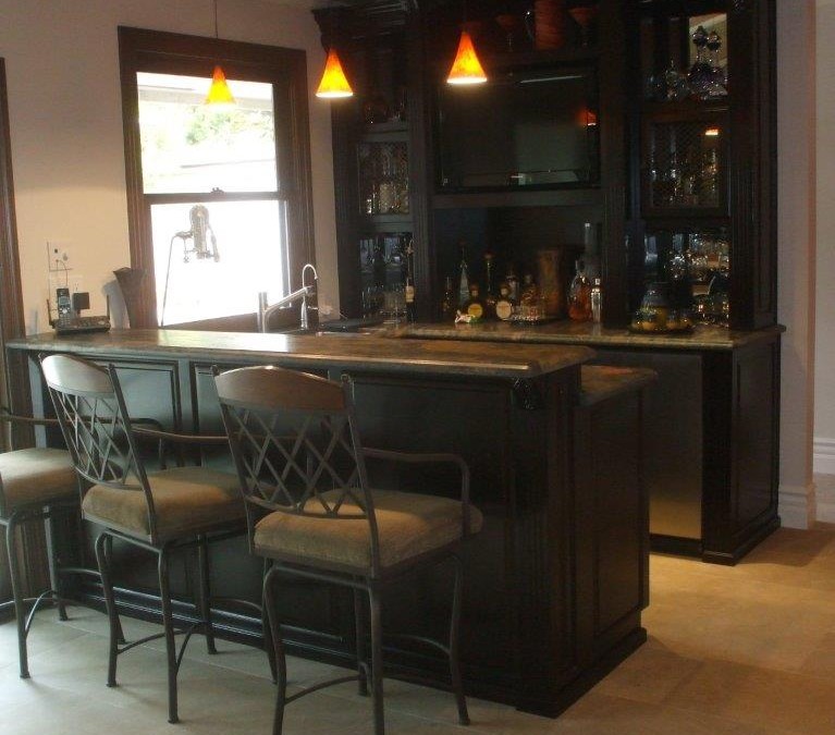 Custom home bar cabinets for your Southern California home